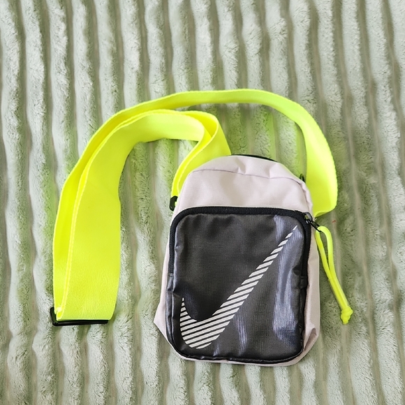 Nike Neon Crossbody Two Pocket Bag - Picture 1 of 5